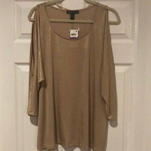 NWT - INC - Cold shoulder top - Size XXL